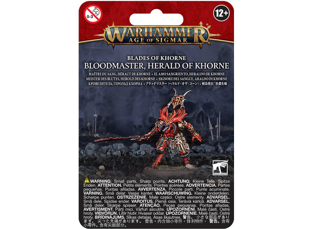 Bloodmaster Blades of Khorne Bloodmaster Herald of K Warhammer Age of Sigmar ...