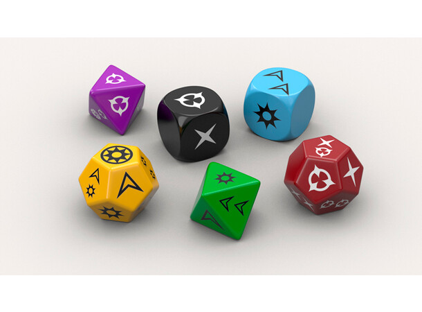 Genesys RPG Dice Pack Extra tärningssats för Genesys 