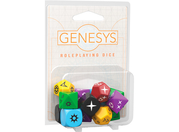 Genesys RPG Dice Pack Extra tärningssats för Genesys 
