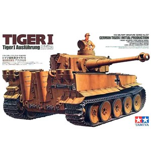 German Tiger I Initial Production Tamiya 1:35 Byggesett 