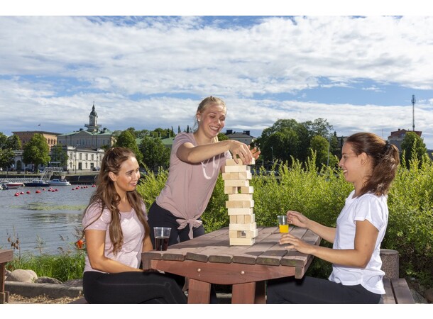 Giant Tower Utomhusspel Jenga 43 cm Stor Jenga 
