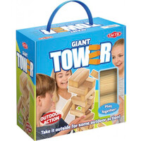 Giant Tower Utomhusspel Jenga 43 cm Stor Jenga