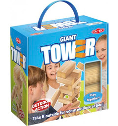 Giant Tower Utomhusspel Jenga 43 cm Stor Jenga