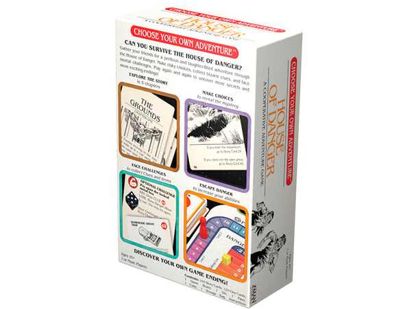 House of Danger Brettspill Choose Your Own Adventure 