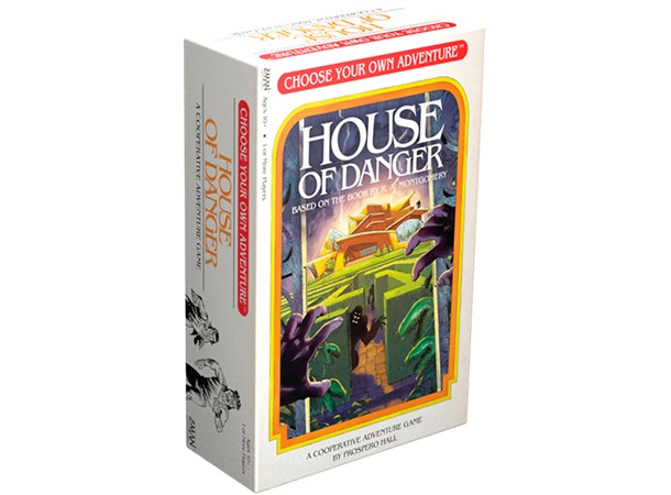 House of Danger Brettspill Choose Your Own Adventure