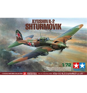 Ilyushin IL-2 Shturmovik Tamiya 1:72 Byggesett 
