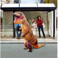 Oppblåsbar Dinosaur Kostyme T-Rex - Som sett på Youtube!