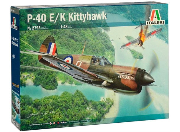 P-40 E/K Kittyhawk Italeri 1:48 Byggesett