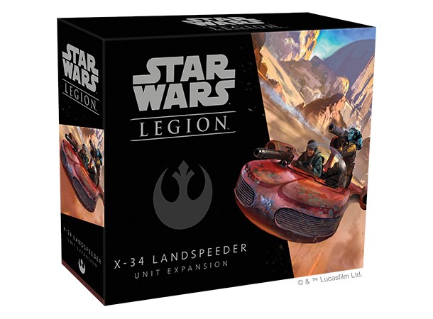 Star Wars Legion X-34 Landspeeder Exp Utvidelse til Star Wars Legion