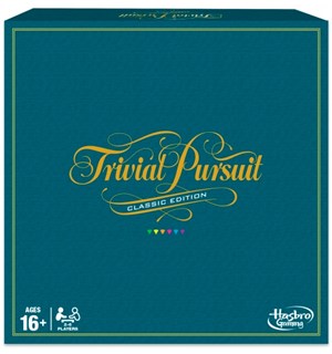 Trivial Pursuit Brettspill - Engelsk 2017 Edition med 2400 spørsmål 