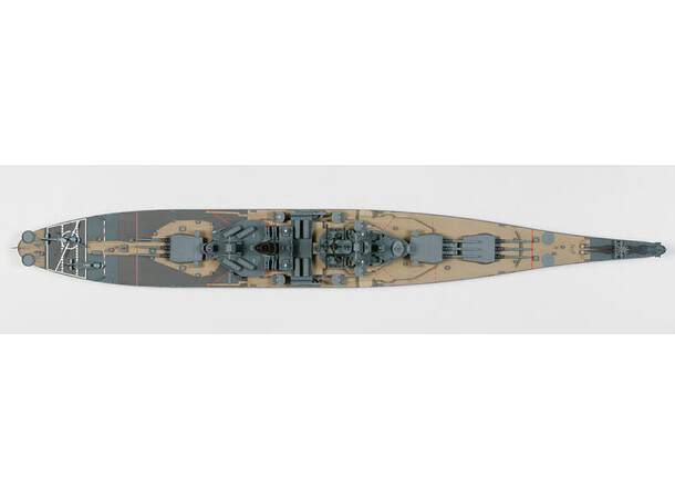 US Navy Battleship New Jersey BB-62 Tamiya 1:700 Byggesett 