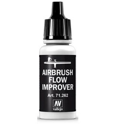 Vallejo Airbrush Flow Improver 17ml Tut med dråpeteller - Unngå tørking