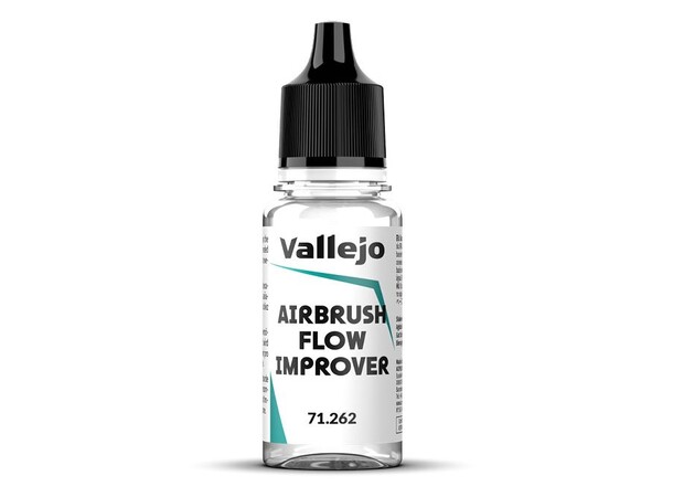 Vallejo Airbrush Flow Improver 17ml Tut med dråpeteller - Unngå tørking 