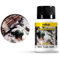 Vallejo Environment Snow - 40ml Weathering Effects - Acrylic