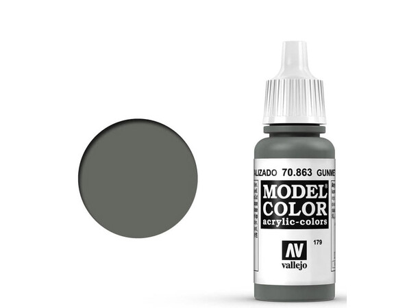 Vallejo Model Color Gun Metal 17ml 