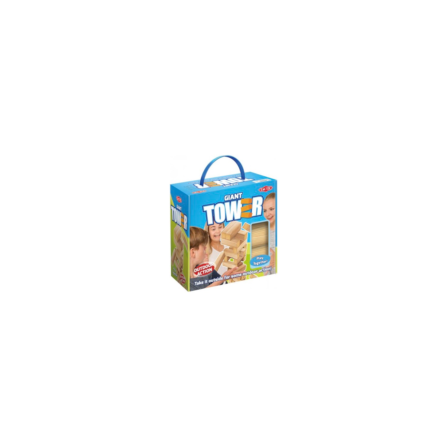 Giant Tower Utendørsspill Jenga 43 cm Stor Jenga