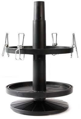 Tamiya Paint Jar Stand m/ 4 Alligator Clips