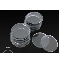 Akrylbaser Rund 30mm (20 stk) 30mm Flight base