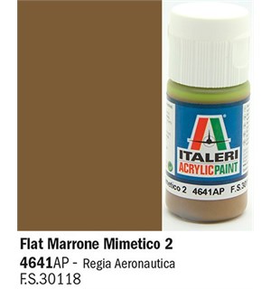 Akrylmaling Marrone Mimetico 2 Italeri 4641AP - 20 ml 