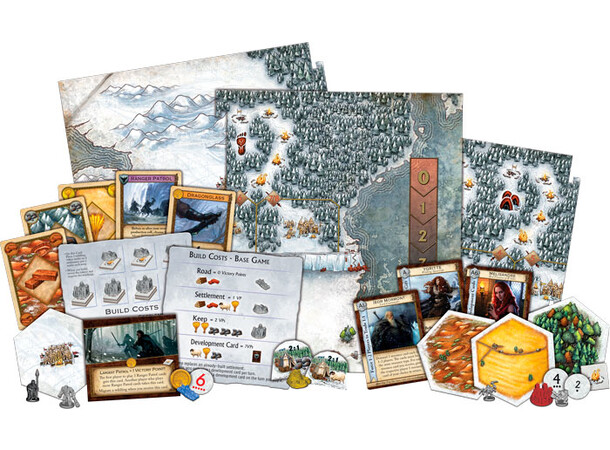 Catan A Game of Thrones Brädspel Brotherhood of the Watch 
