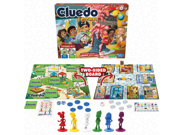 Cluedo Junior Brettspill - Norsk utgave NY 2024 Utgave 