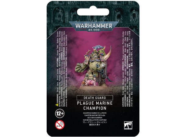 Death Guard Plague Marine Champion Warhammer 40K 