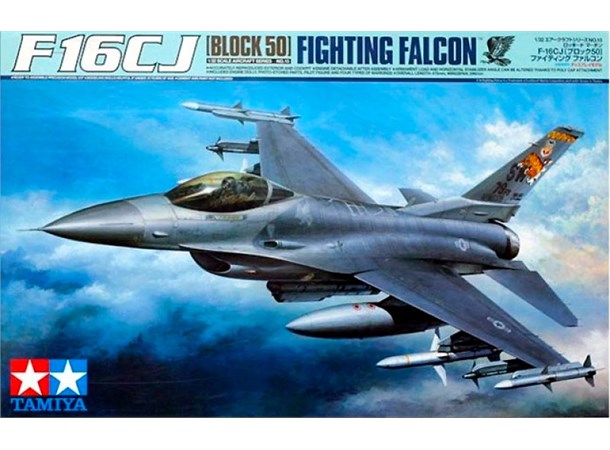 F16 CJ Block 50 Fighting Falcon Tamiya 1:32 Byggesett