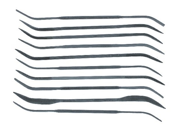 Fil Buet Curved File Set - 10 st Vallejo 