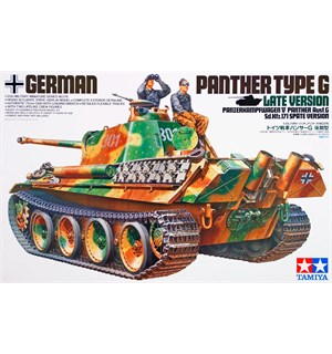 German Panther Type G Late Version Tamiya 1:35 Byggesett 