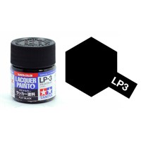 Lakkmaling LP-3 Flat Black Matt Tamiya 82103 - 10ml