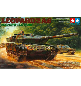 Leopard 2 A6 Main Battle Tank Tamiya 1:35 Byggesett