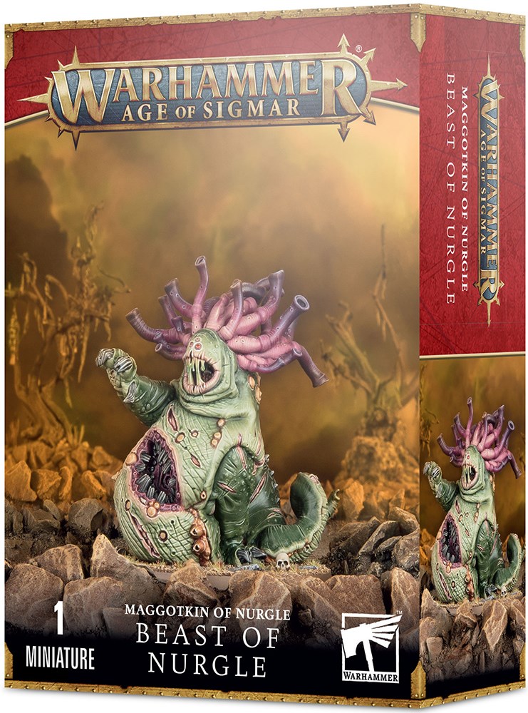 The Glottkin - Maggotkin Of Nurgle Warhammer Age Of Sigmar, Miniatura Singola Da Montare