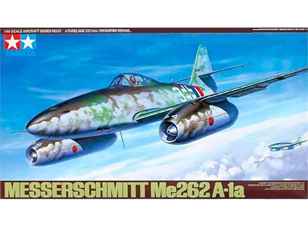 Messerschmitt Me262 A-1a Tamiya 1:48 Byggesett