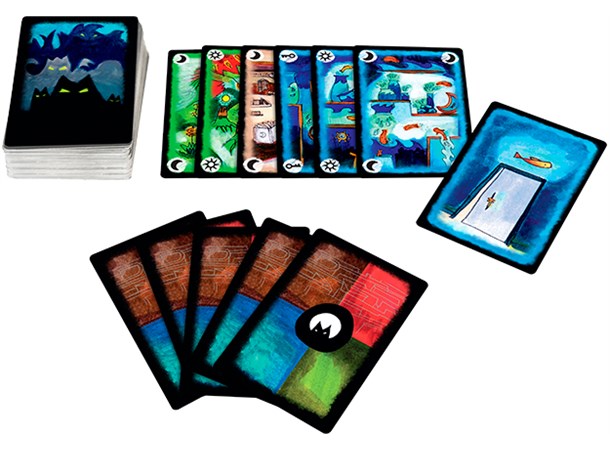Onirim Kortspill inkludert 7 utvidelser Second Edition