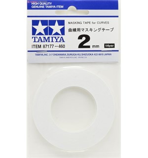 Tamiya Masking Tape For Curves - 2mm 