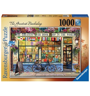 The Greatest Bookshop 1000 biter Ravensburger Puslespill 