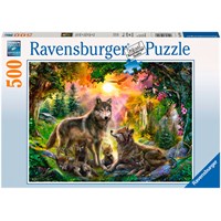 Ulvefamilie 500 biter Puslespill Ravensburger Puzzle