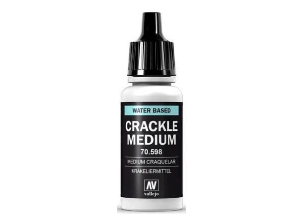 Vallejo Medium Crackle Medium 17ml Skaper en krakelert effekt