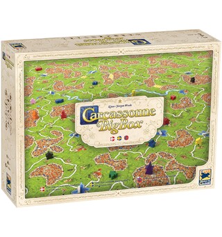 Carcassonne Big Box Brettspill - Norsk Med 11 utvidelser