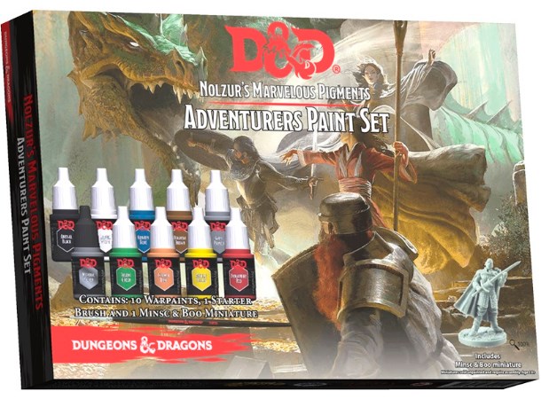D&D Army Painter Adventurers Paint Set 10 malinger Nolzur's Marvelous Pigments