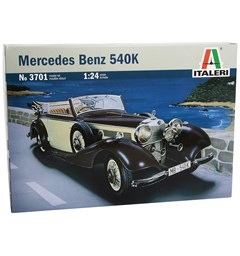Mercedes Benz 540K Italeri 1:24 Byggesett