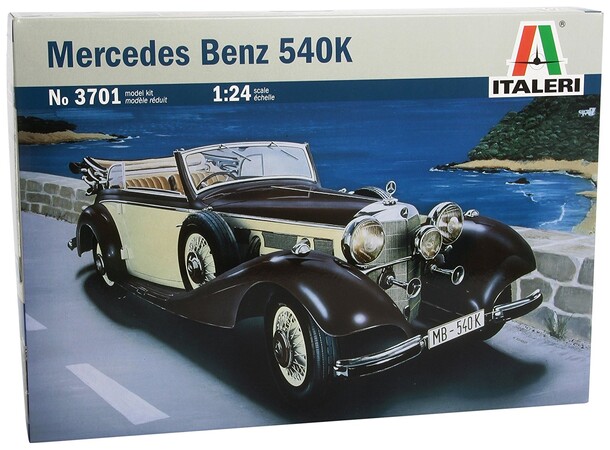 Mercedes Benz 540K Italeri 1:24 Byggsats 