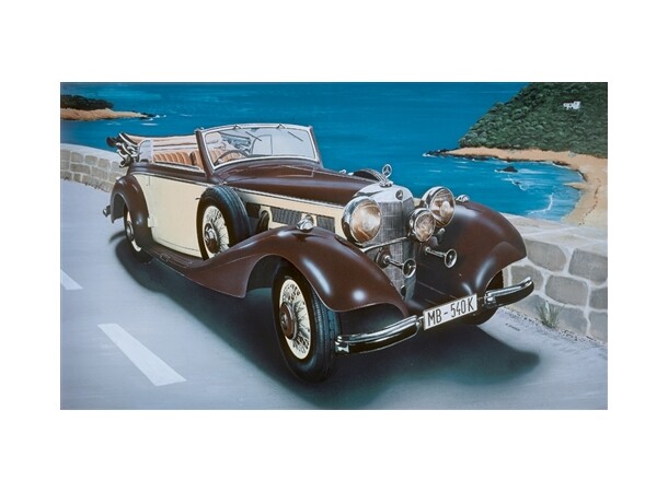 Mercedes Benz 540K Italeri 1:24 Byggsats 