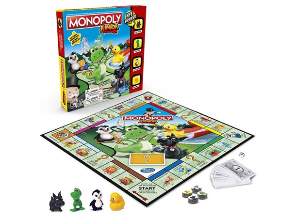 Monopoly Junior Brettspill - Norsk Ny 2019 Utgave!