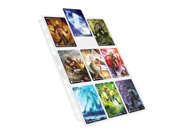 Pages 9-pocket x100 Klar Ultimate Guard Plastlommer 