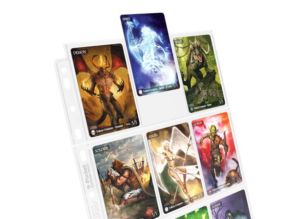 Pages 9-pocket x100 Klar Ultimate Guard Plastlommer 
