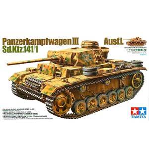 Panzerkampfwagen III Ausf.L Sd.Kfz141/1 Tamiya 1:35 Byggesett 