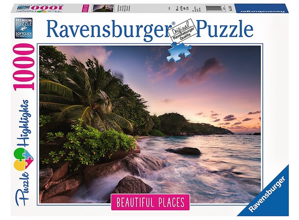 Praslin Island Seychellene 1000 biter Puslespill - Ravensburger Puzzle