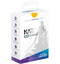 Sleeves Katana Gul 100 stk 66x91 Ultimate Guard Kortbeskytter/DeckProtect
