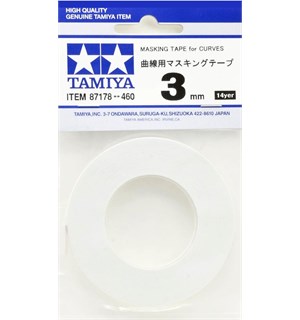 Tamiya Masking Tape For Curves - 3mm 